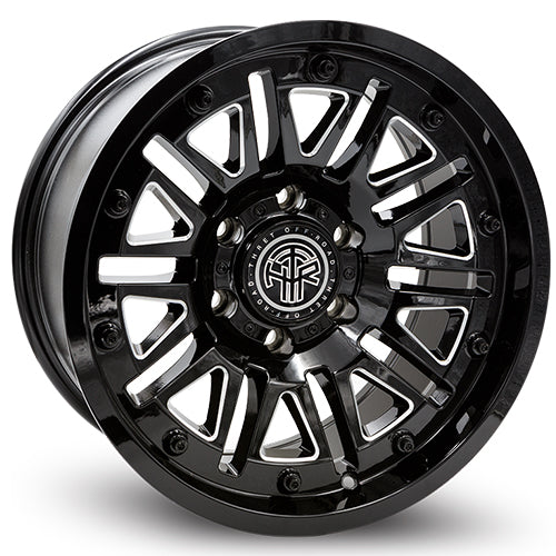 STORM 701 20X9.0 GLOSS BLACK/MILLED 6X135 0MM OS 87.1 CB