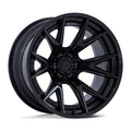 FUEL WHEELS CATALYST 17X9 6X5.5 106 1 M-BLK G-BLK FUSION FORGED MATTE BLACK W GLOSS BLACK LIP FC402MX17906801