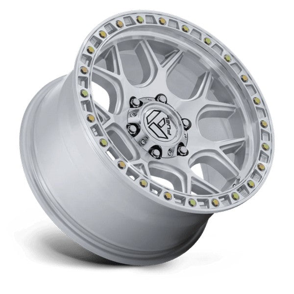 FUEL WHEELS PUMA 17X9 6X135 87 -12 G-SLV-MCH-FC CAST ALUMINUM GLOSS SILVER W MACHINED FACE FC908SD17906312N
