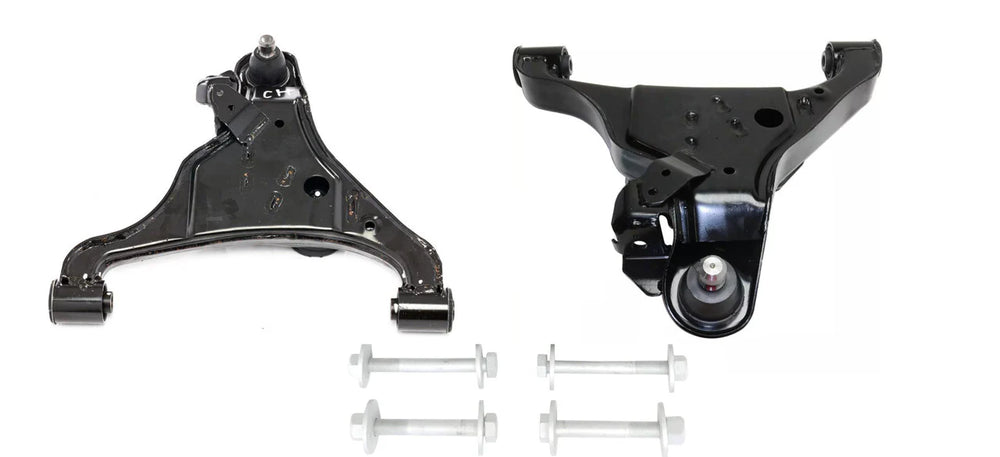 Freedom Offroad Front Lower Control Arms w/ Cam Bolts and Ball Joints Freedom 2005-2021 Nissan Frontier/2005-2012 Nissan Pathfinder/2005-2015 Nissan Xterra Off-Road - FO-N703FL