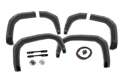 Rough Country black fender flares