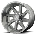 Wheel Pros AB814 20X10 5X5.0 TITANIUM-BRUSH (L) -12 AB814-201050TB12NL