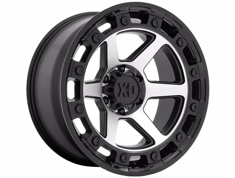 RAID 20X10 5X5.0 18MM SATIN BLACK MACHINED