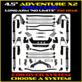Rock Krawler 2021+ Jeep Wrangler JLU 4DR (392) 4.5in Adventure-X Pro (No Limits) Long Arm Suspension