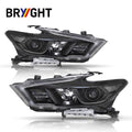 RH HEADLAMP ASSY COMPOSITE; S|SL|SV; HALOGEN; MAXIMA 1618
