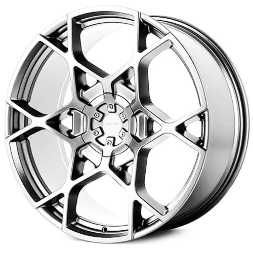 Wheel Pros KM695 20X8.5 6X120/5.5 CHROME 35MM KM69528578235