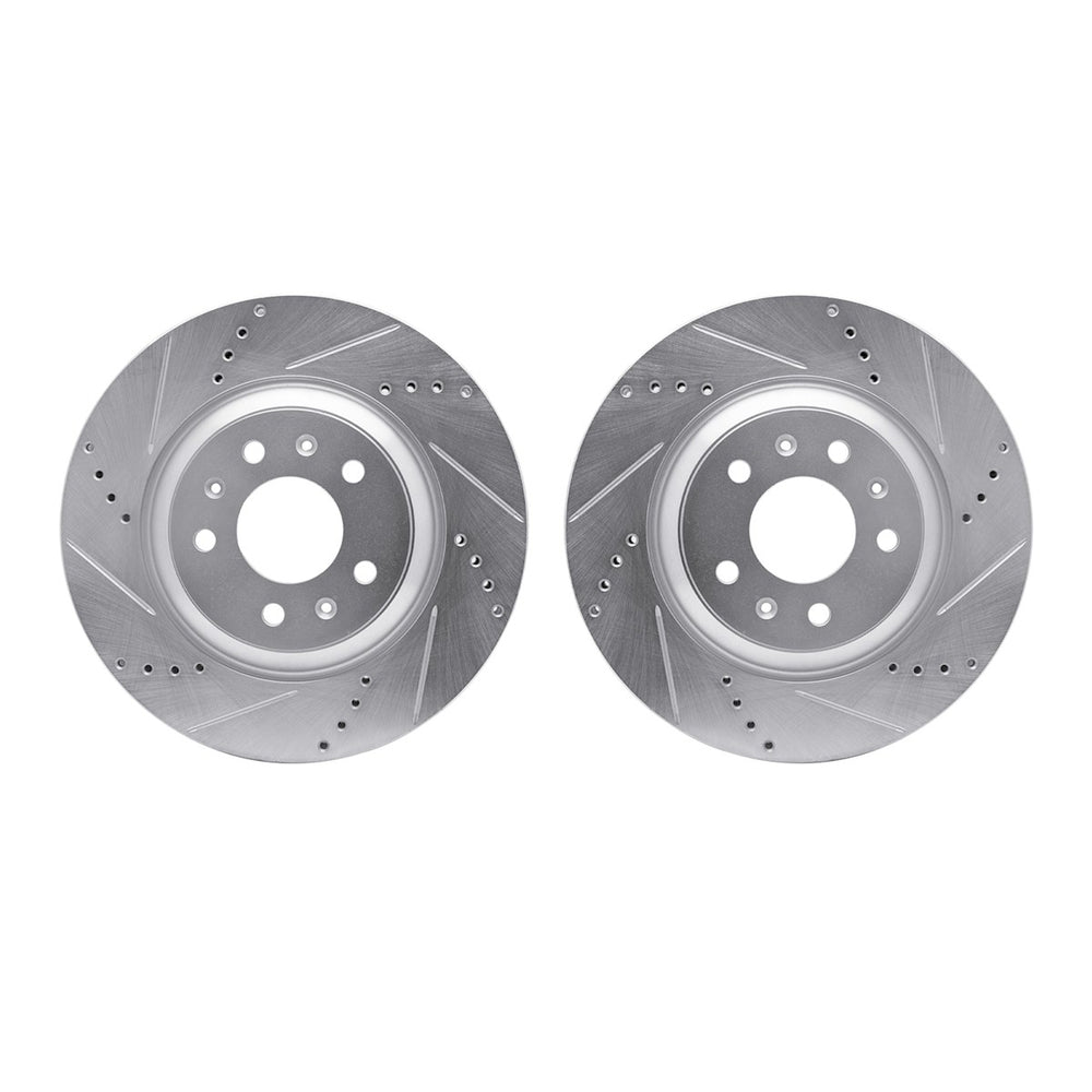 R1 Concepts Brake Rotor- D/S - Silver Fits Cadillac CTS