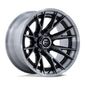 FUEL WHEELS CATALYST 17X9 6X5.5 106 1 G-BLK BRDT FUSION FORGED GLOSS BLACK BRUSHED DARK TINT FC402BT17906801