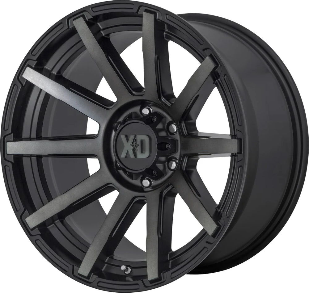 KMC Wheels black auto part