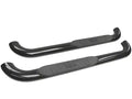 Westin 2015-2018 Chevy Silverado 25/3500 Reg Cab (Body Mount) Platinum 4 Oval Nerf Step Bars - Black
