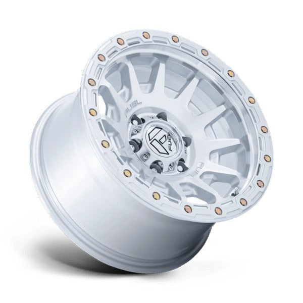 FUEL WHEELS FORTRESS 17X8.5 5X5 71 0 G-SLV-MCH CAST ALUMINUM GLOSS SILVER W MACHINED FACE FC884SD17855000