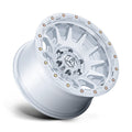 FUEL WHEELS FORTRESS 17X8.5 5X5 71 0 G-SLV-MCH CAST ALUMINUM GLOSS SILVER W MACHINED FACE FC884SD17855000