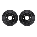 R1 Concepts Brake Rotor- D/S - Black Fits Ford Expedition