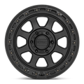 CHASE 20X9 6X4.5 18MM SATIN BLACK W/ GLOSS BLACK LIP