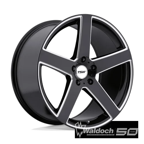 TSW TWRIV 20X10 5X112 G-BLK MLD 54MM - 2010RIV545112B72