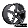 TSW TWRIV 20X10 5X112 G-BLK MLD 54MM - 2010RIV545112B72