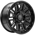 STORM 701 20X9.0 GLOSS BLACK/MILLED 6X135 12MM OS 87.1 CB
