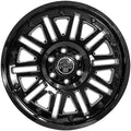 STORM 701 20X9.0 GLOSS BLACK/MILLED 6X135 12MM OS 87.1 CB