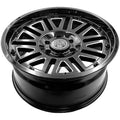 STORM 701 20X9.0 GLOSS BLACK/MILLED 6X135 12MM OS 87.1 CB