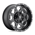 Fuel Wheels black auto part