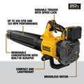 20V 5.0AH MAX XR BRUSHLESS CORDLESS HANDHELD BLOWER KIT