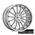 20X10.5 5X120 BRSH SLV CHR LIP 38