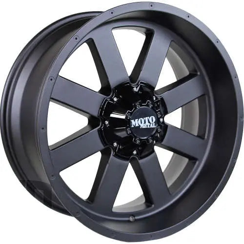 MO962 22x10 8x165.10 GLOSS BLACK W/ MILLED ACCENTS (18 mm)