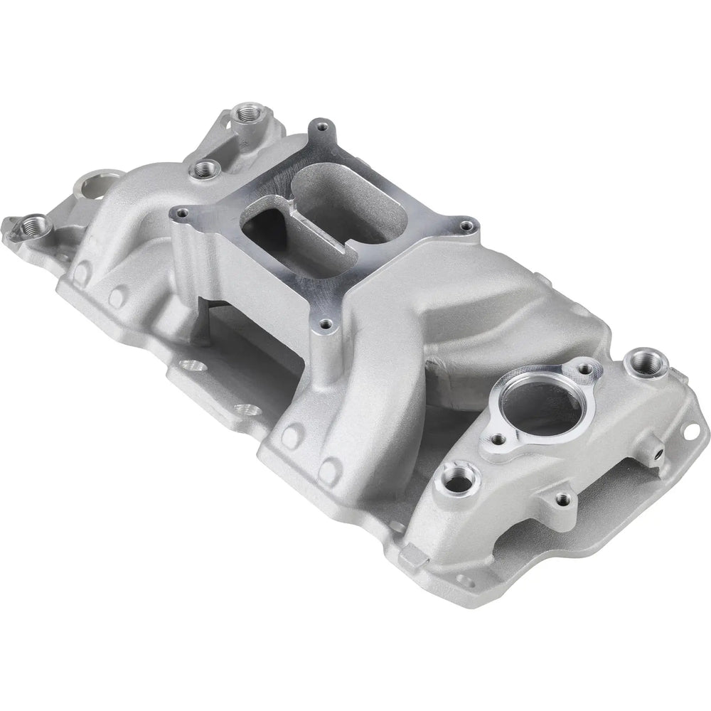 SBC Power+Plus CrossWind Manifold - Satin