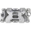SBC Power+Plus CrossWind Manifold - Satin