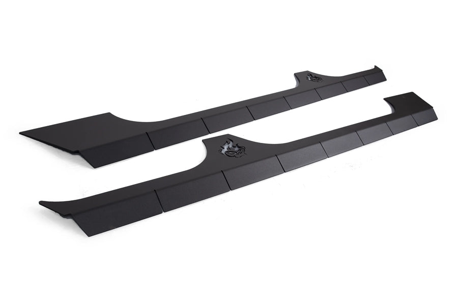 Crawltek 2007-2018 Jeep Wrangler JK 4 Door Cladding - Black Powdercoat - JK40411