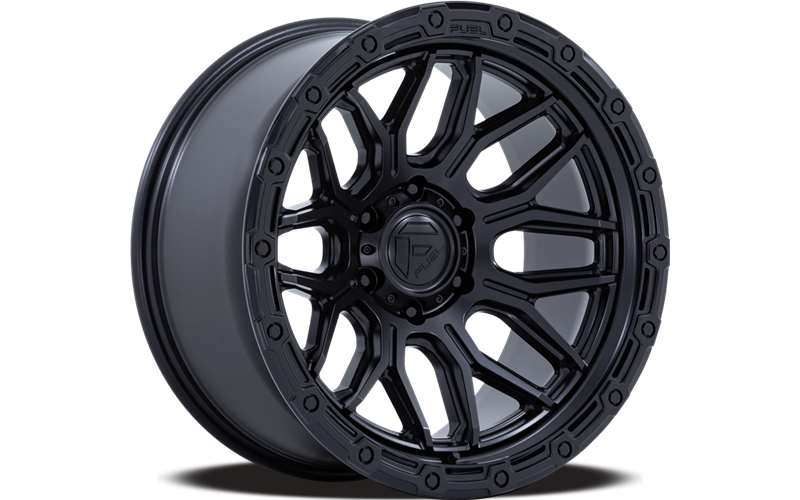 FUEL WHEELS SURGE 20X9 8X170 125 20 M-BLK GB-LP CAST ALUMINUM MATTE BLACK W GLOSS BLACK LIP FC881MB20908720