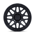 FUEL WHEELS SURGE 20X9 5X5 71 20 M-BLK GB-LP CAST ALUMINUM MATTE BLACK W GLOSS BLACK LIP FC881MB20905020