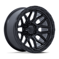 FUEL WHEELS SURGE 20X9 5X5 71 20 M-BLK GB-LP CAST ALUMINUM MATTE BLACK W GLOSS BLACK LIP FC881MB20905020
