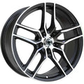 Konig Intention 17x8 5x100 ET45 Gloss Black / Machine Face