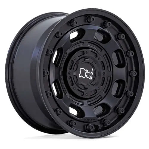 Wheel Pros Black Rhino Hard Alloys ATLAS 17X8 4X4.25 63 38 M-BLK BR007MX17802538