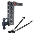 Gen-Y Arched Lightweight Aluminum Ramps 94in x 12in 750 lb Capacity Per Ramp GH-105265
