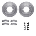R1 Concepts Brake Rotor- Blank with Optimum Oe Pads Hdw Fits Ford E-450