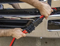 32.5 FOOT LONG BOOSTER CABLES WITH BLACK QUICK CONNECT 1000 AMP