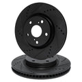 R1 Concepts Brake Rotor- D/S - Black Fits Toyota C-HR