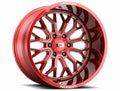 Vision Wheel 5-127 RED MILLSPK VIS RIOT 402-20073RTMS-25
