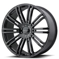Wheel Pros KM677 D2 24X9.5 5X130 G-BLK 35 100C KM67724936335