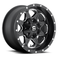 FUEL WHEELS BOOST 18X9 8X180 NB 5.75 125.2 20MM CAST ALUMINUM MATTE BLACK MILLED D53418901857