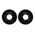 R1 Concepts Brake Rotor- D/S - Black Fits Land Rover