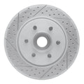 R1 04-08 Ford F-150 Rwd Front Left Drilled & Slotted Geoperformance Rotor