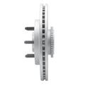 R1 04-08 Ford F-150 Rwd Front Left Drilled & Slotted Geoperformance Rotor