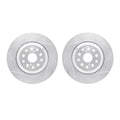 R1 Concepts Brake Rotor- D/S - Silver Fits Lexus LS460