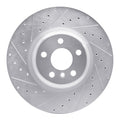 DFC 16-25 BMW 840i Gran Coupe Rear Drill/Slot Silver Rotors Euro 5000 Ceramic Brake Pads w/Hardware