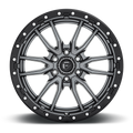 FUEL WHEELS REBEL 20X9 6X4.5 GDB 00 CAST ALUMINUM MATTE GUNMETAL BLACK BEAD RING D68020908750