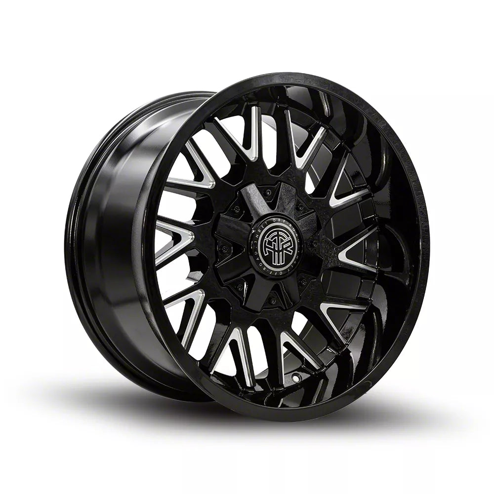 REVOLVER 803 20X10 SATIN BLACK/MILLED 8X165.1/8X170 21MM OS 125.2 CB