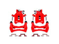 Power Stop 05-14 Ford Mustang Rear Red Calipers w/Brackets - Pair